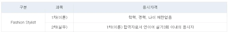 패션스타일리스트